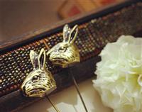 Vintage Style Rabbit brooch